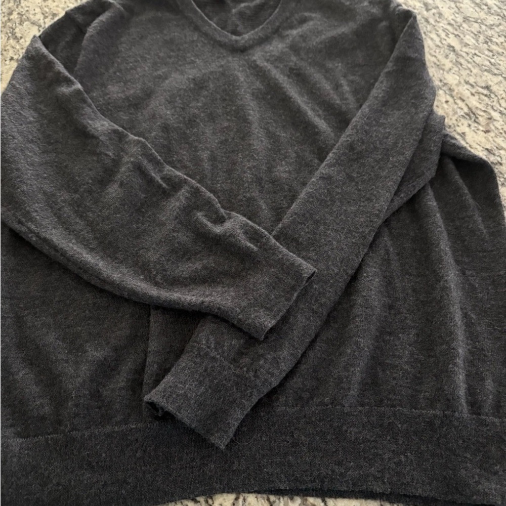 Club Room Merino Wool Sweater Men’s  Size XL grey Long Sleeve Classic Warm